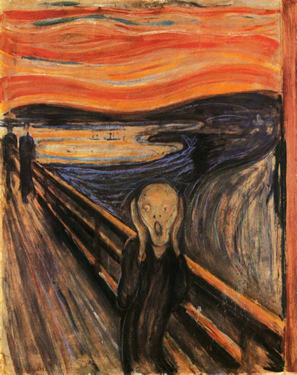 Does your public speaking phobia make you feel like this? The Scream